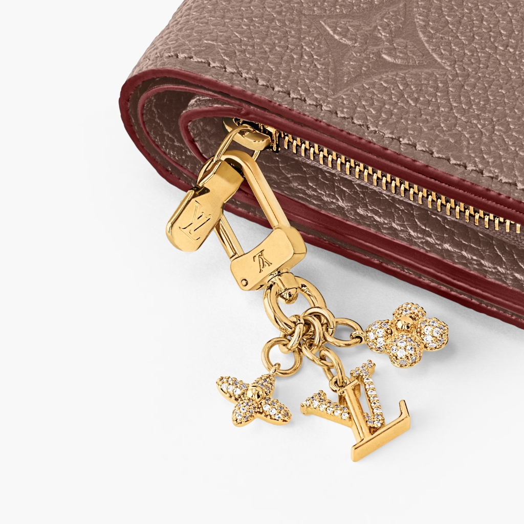 Louis Vuitton Micro Charms Lv Iconic Key Holder Gold M01566 - Image 8
