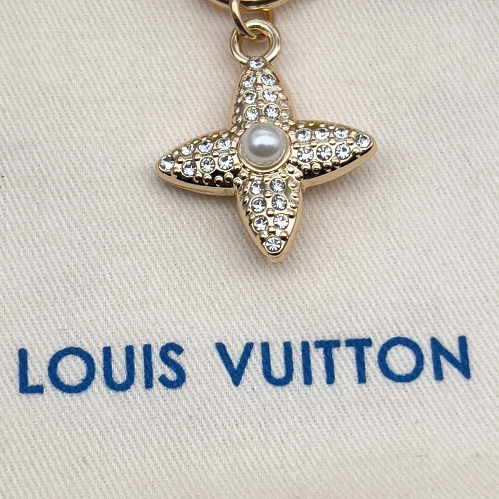 Louis Vuitton Micro Charms Lv Iconic Key Holder Gold M01566 - Image 3