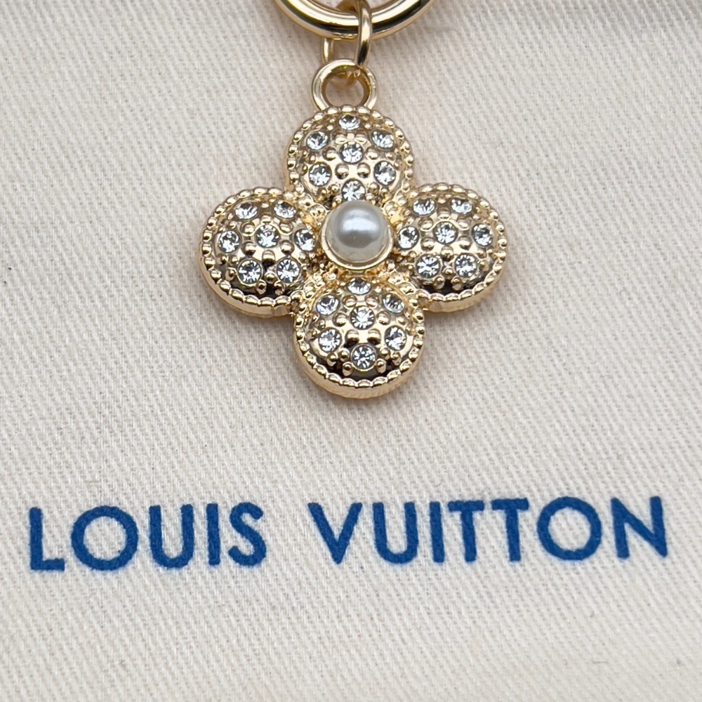 Louis Vuitton Micro Charms Lv Iconic Key Holder Gold M01566 - Image 4