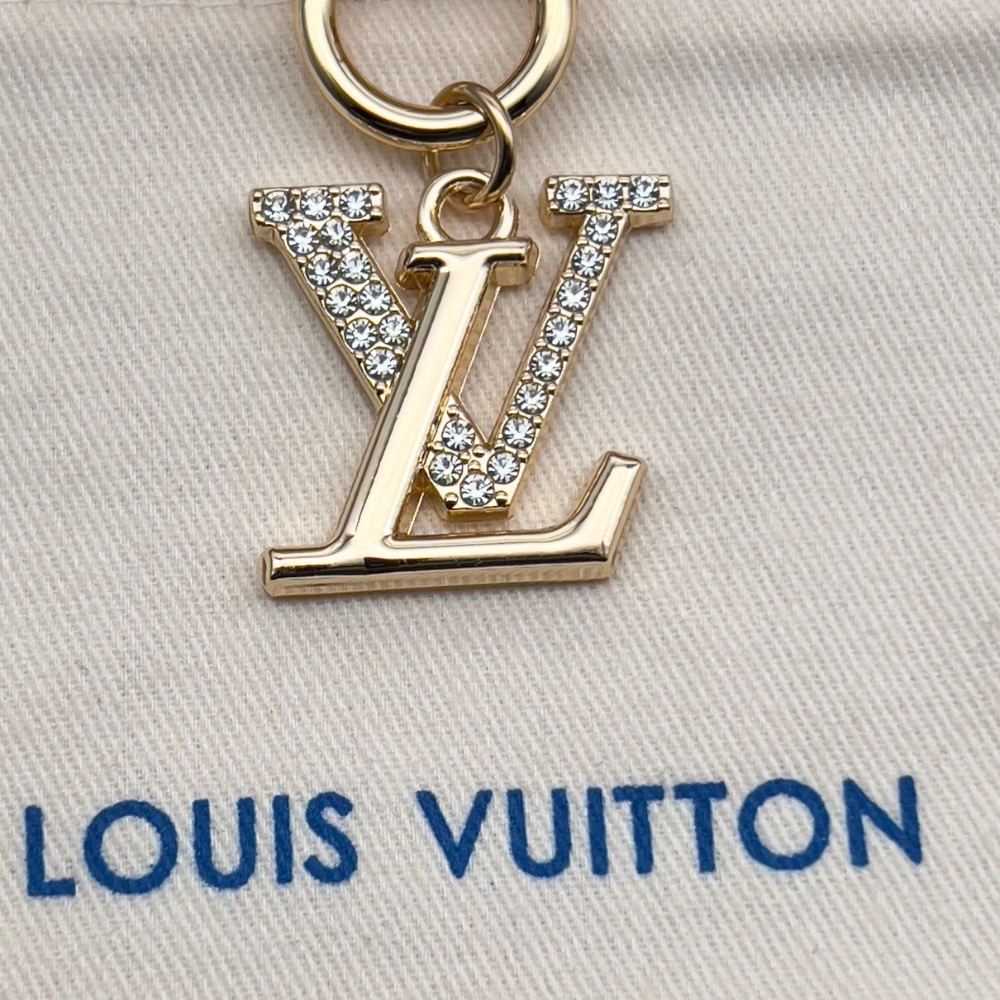 Louis Vuitton Micro Charms Lv Iconic Key Holder Gold M01566 - Image 5