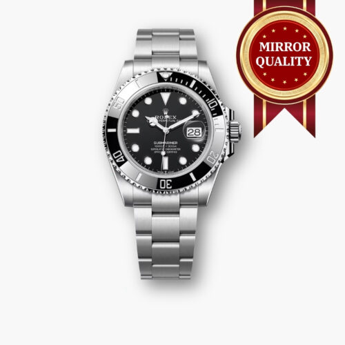 Mirror Quality - Rolex Submariner Date Oystersteel Silver Black 40mm M126610LN 0001