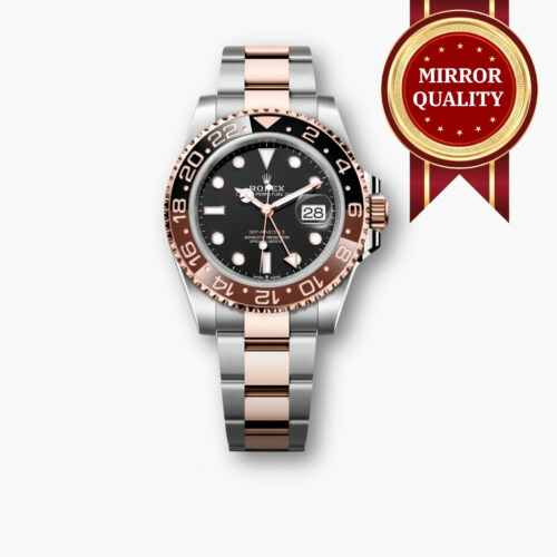 Mirror Quality - Rolex GMT Master II Stainless Steel Rose Gold Black 40mm 126711CHNR 0002