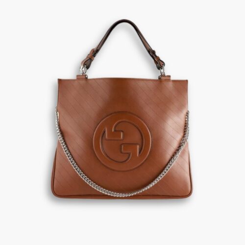 Gucci Blondie Small Tote Bag Brown 30Cm