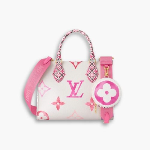 Louis Vuitton Onthego PM Bag Pink 25Cm M22976