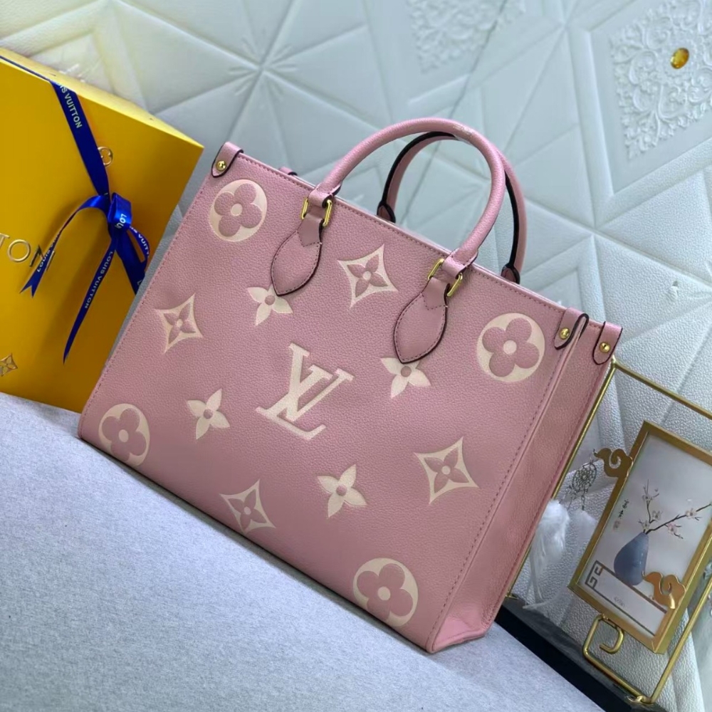 Louis Vuitton Onthego MM Monogram Empreinte Trianon Pink 35cm M46286 - Image 4