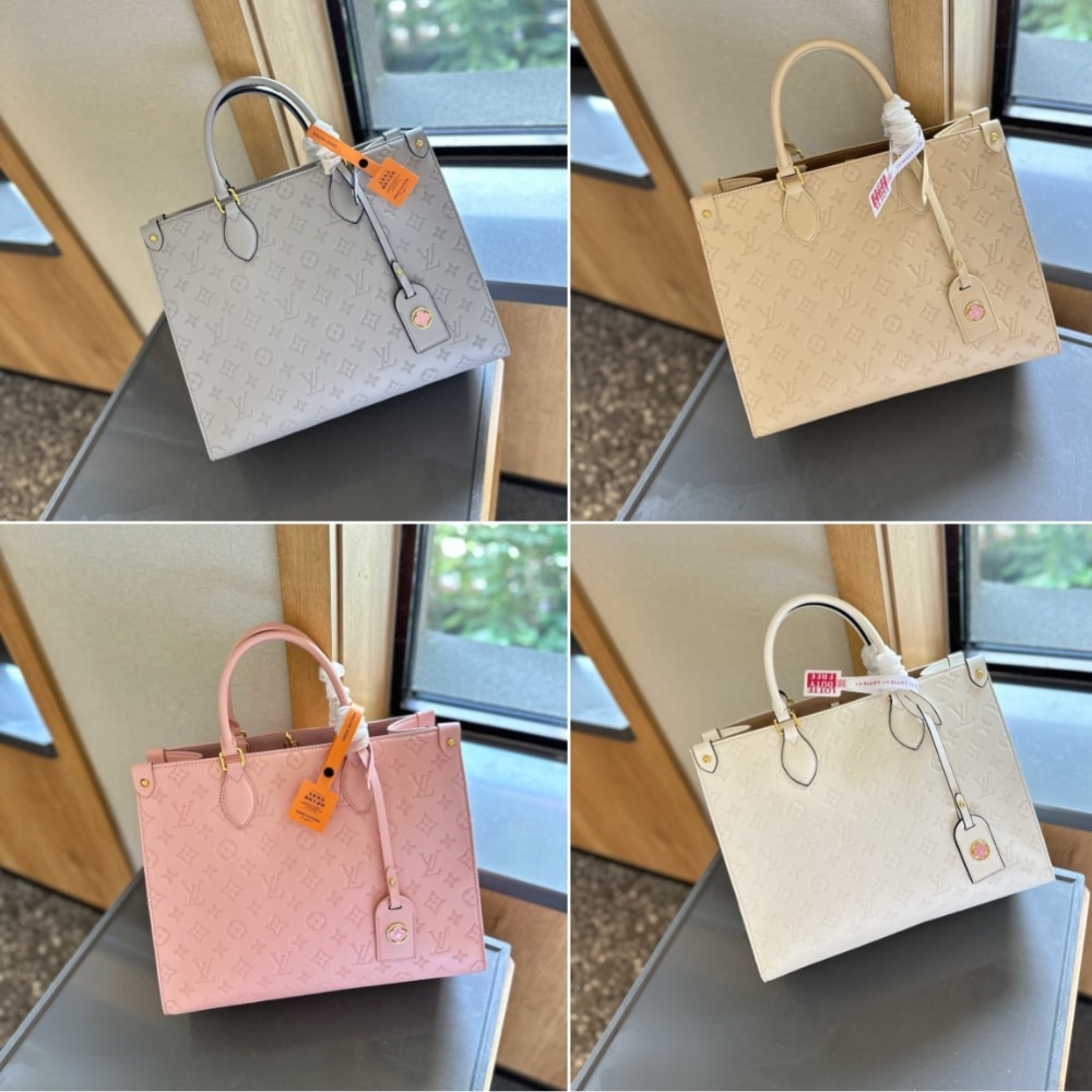 Louis Vuitton Onthego MM Monogram Empreinte Grey 35Cm - Image 7
