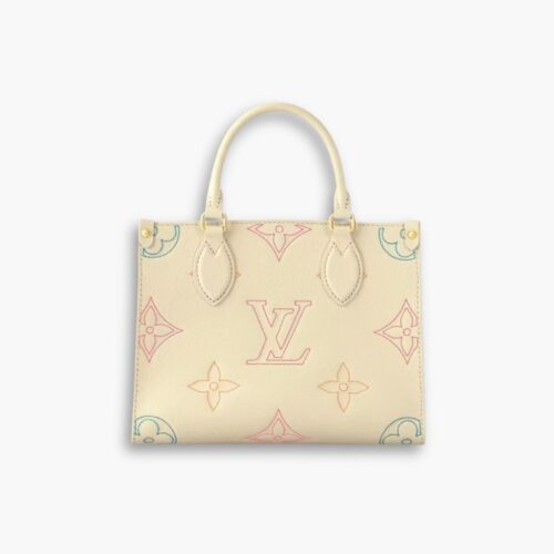 Louis Vuitton Onthego PM Monogram Pattern Beige 25Cm M46629