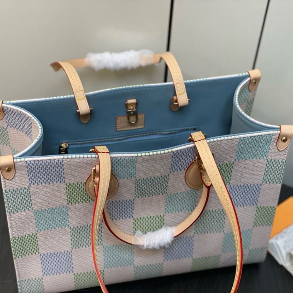 Louis Vuitton Onthego Mm Damier Canvas Pistachio 35Cm N40518 - Image 5