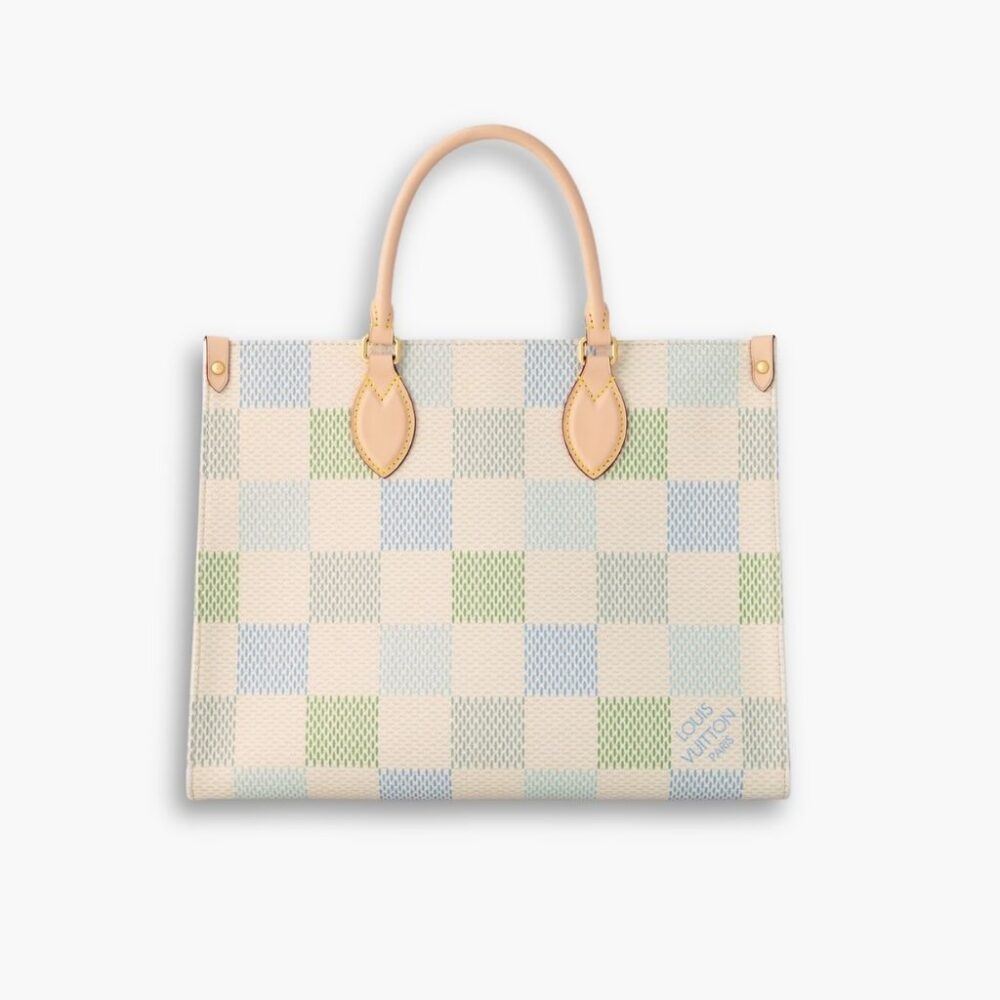 Louis Vuitton Onthego Mm Damier Canvas Pistachio 35Cm N40518