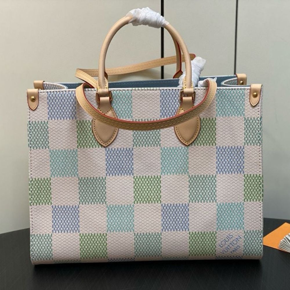 Louis Vuitton Onthego Mm Damier Canvas Pistachio 35Cm N40518 - Image 2