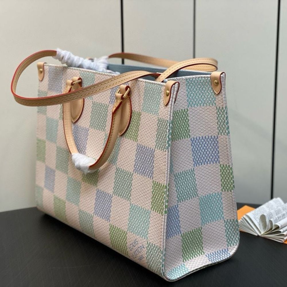 Louis Vuitton Onthego Mm Damier Canvas Pistachio 35Cm N40518 - Image 3