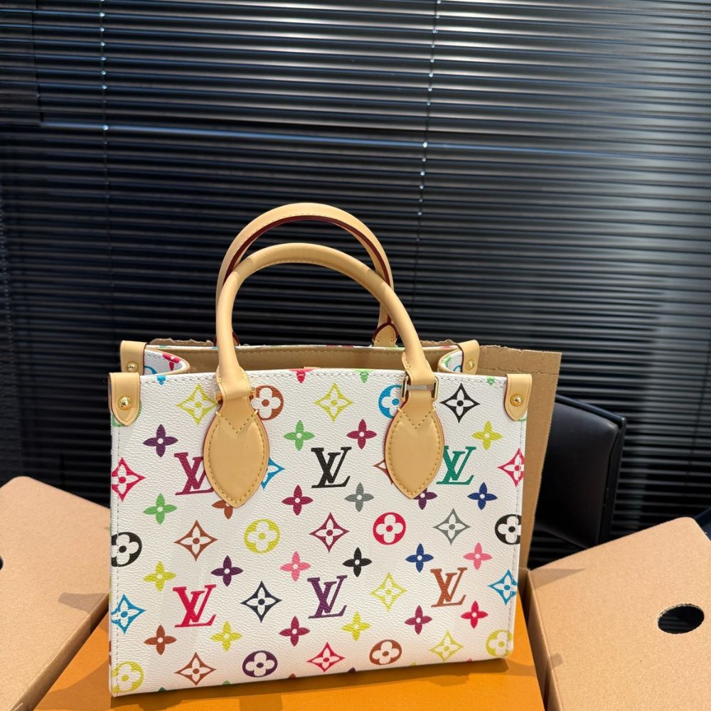 Louis Vuitton OnTheGo PM Monogram Multicolor White 25Cm M27580 - Image 4