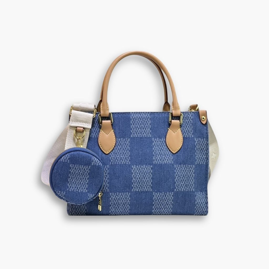 Louis Vuitton Onthego PM Denim Blue 25Cm