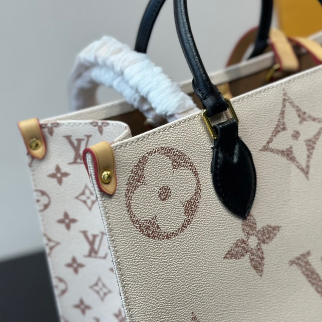 Louis Vuitton Onthego Mm Monogram Canvas Dune 35Cm M46912 - Image 6