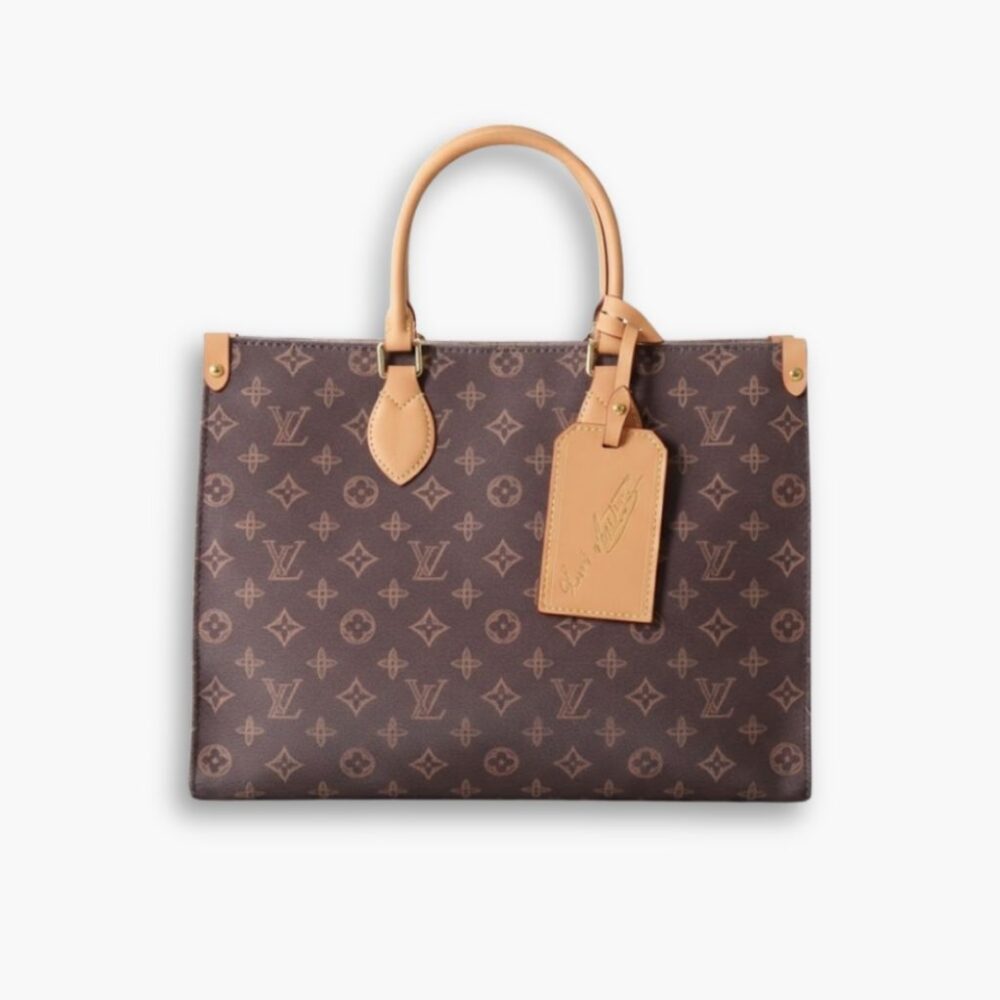 Louis Vuitton Onthego MM Monogram Origine Ebène 35Cm