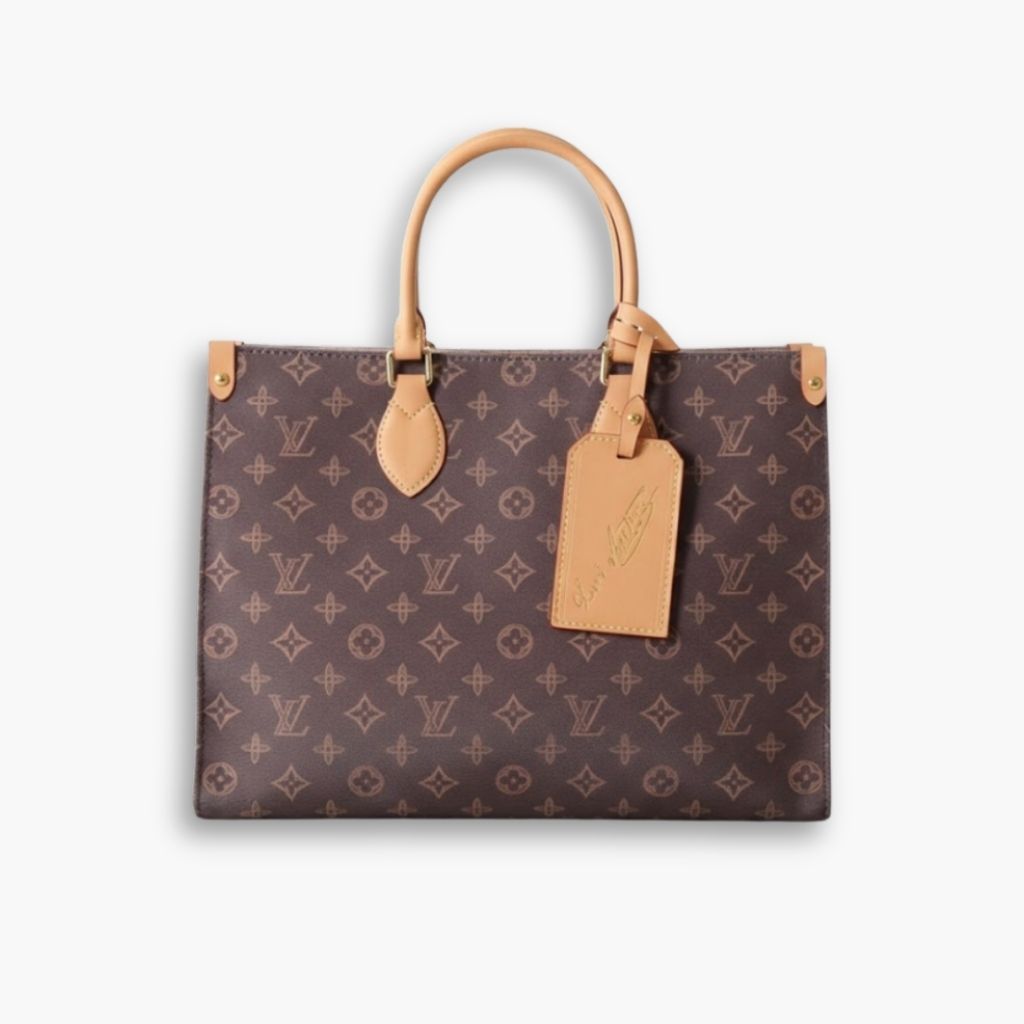Louis Vuitton Onthego MM Monogram Origine Ebène 35Cm