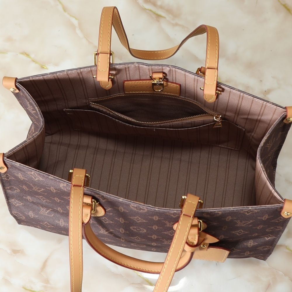 Louis Vuitton Onthego MM Monogram Origine Ebène 35Cm - Image 6