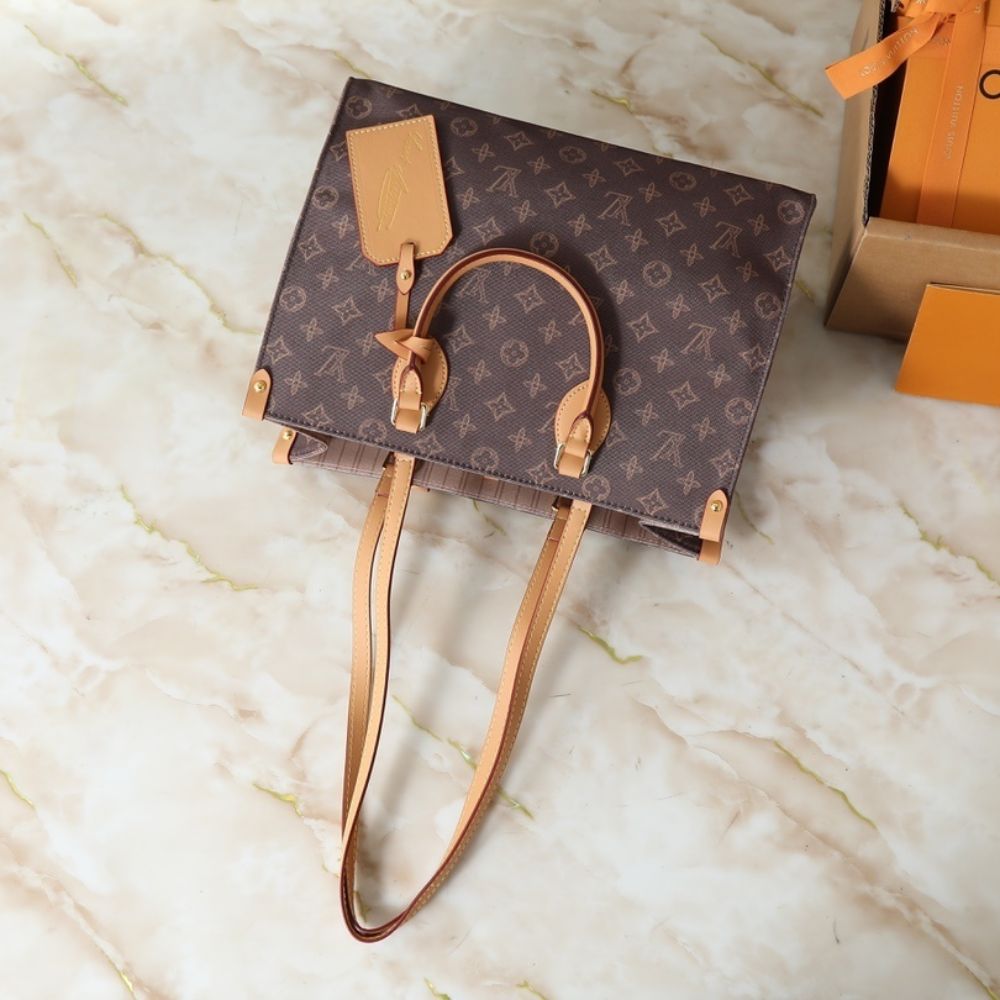 Louis Vuitton Onthego MM Monogram Origine Ebène 35Cm - Image 5