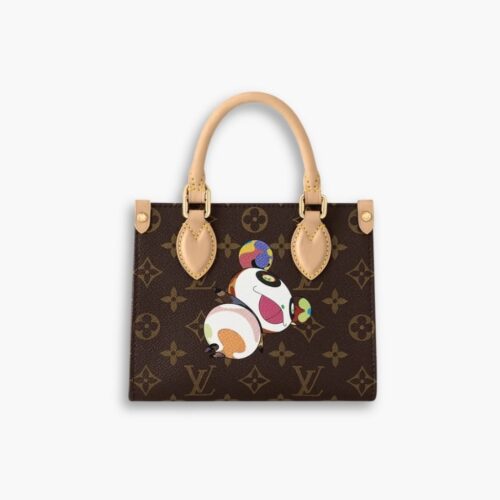 Louis Vuitton X Takashi Murakami Onthego BB Monogram Canvas Brown 18Cm M13668