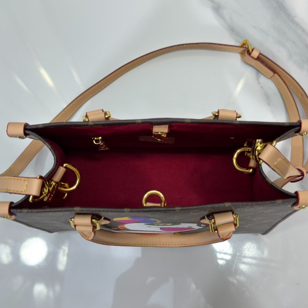 Louis Vuitton X Takashi Murakami Onthego BB Monogram Canvas Brown 18Cm M13668 - Image 9