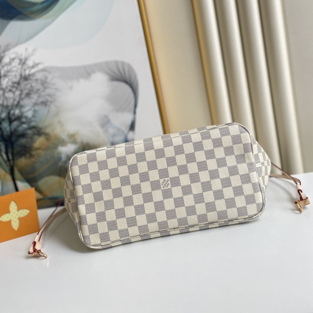 Louis Vuitton Neverfull GM Damier Azur Canvas Beige 39Cm N40602 - Image 5