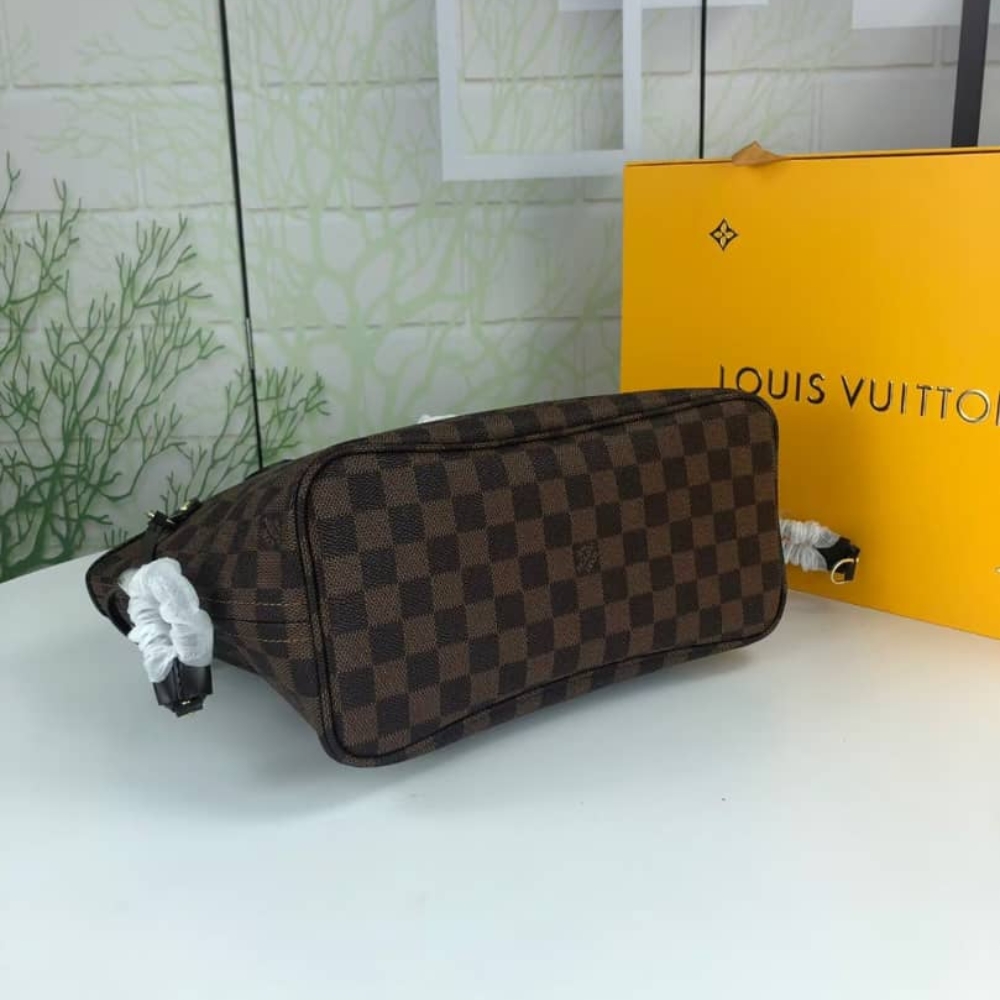 Louis Vuitton Neverfull PM Damier Ebene Cerise Red 29Cm N41359 - Image 4