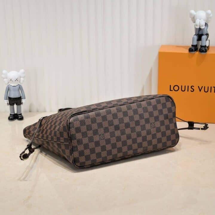 Louis Vuitton Neverfull MM Damier Ebene Cerise Red 31Cm N40599 - Image 4