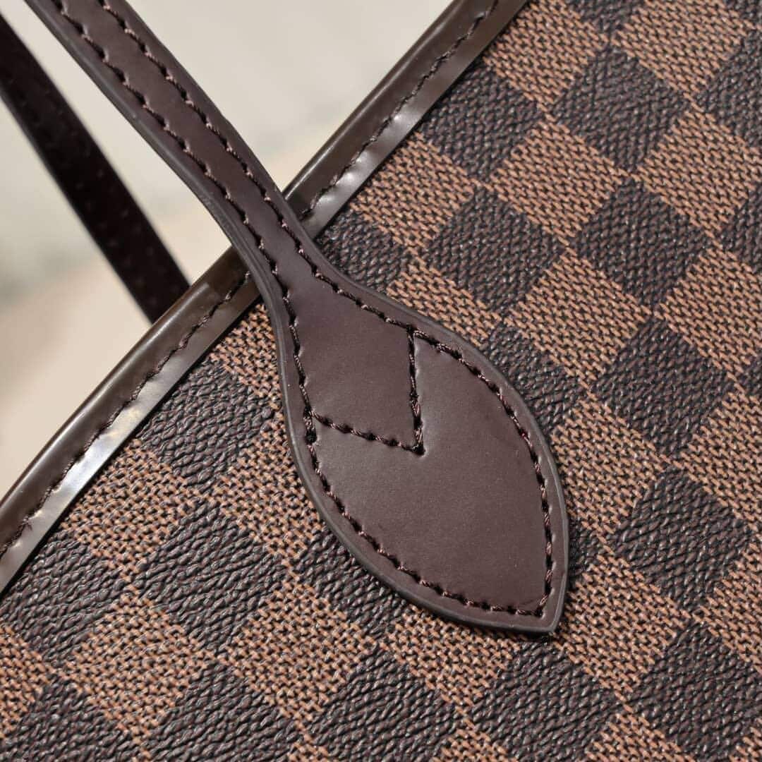 Louis Vuitton Neverfull MM Damier Ebene Cerise Red 31Cm N40599 - Image 8