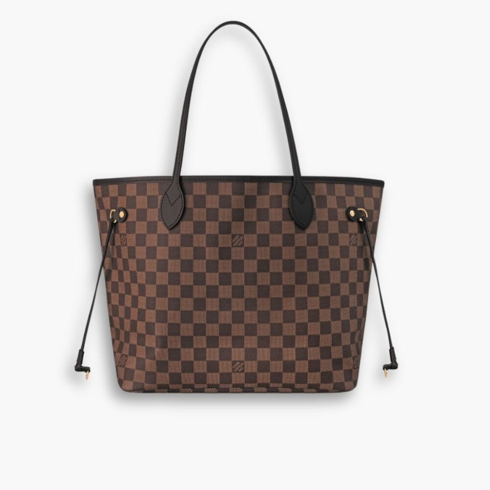 Louis Vuitton Damier Ebene Neverfull MM Brown And Light Pink 32Cm N41603