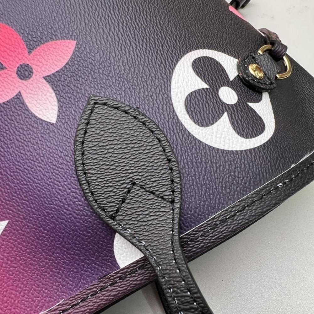Louis Vuitton Neverfull MM Midnight Fuchia 31Cm M20511 - Image 5