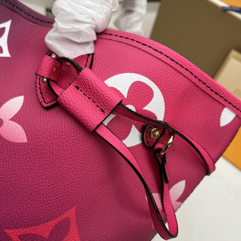 Louis Vuitton Neverfull MM Midnight Fuchia 31Cm M20511 - Image 6