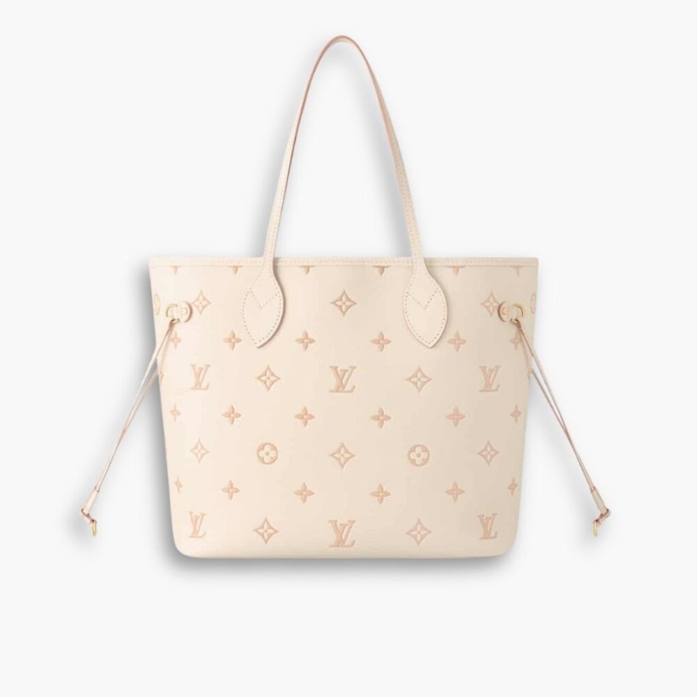 Louis Vuitton Neverfull MM Bag Beige 32Cm M14285