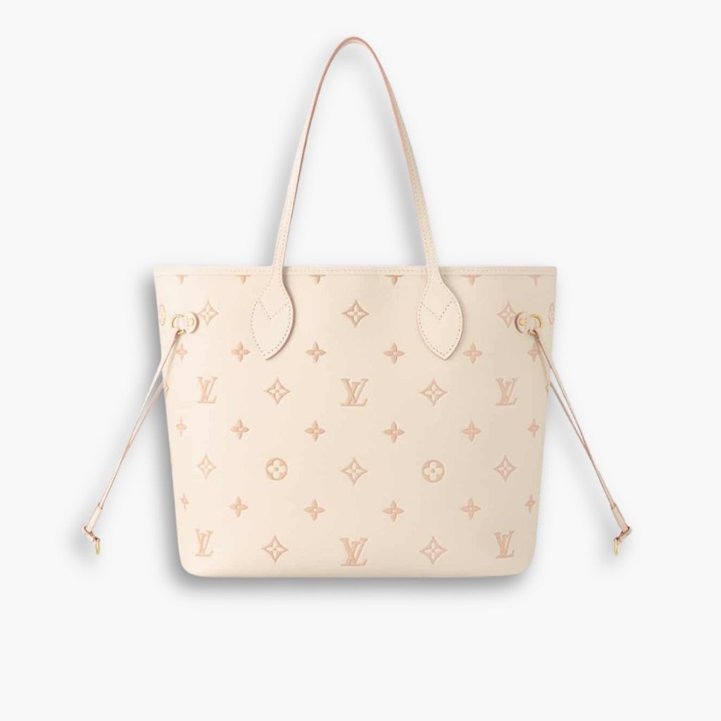 Louis Vuitton Neverfull MM Bag Beige 32Cm M14285