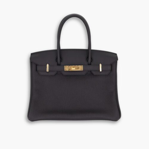Hermès Birkin 30 Togo Leather Gold Hardware Black 30Cm