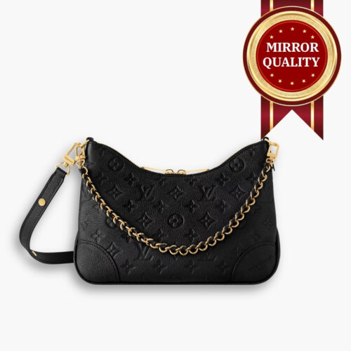 Mirror Quality - Louis Vuitton Boulogne PM Monogram Empreinte Black 26CM M12930